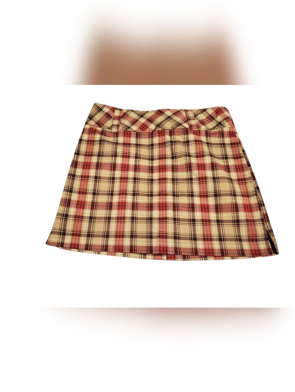 I.L.U. Plaid mini skirt